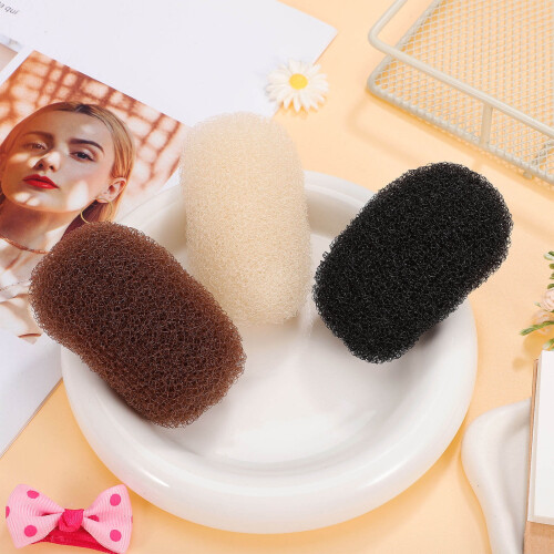Hair Volume Tool Gripping Clip Bump Sponge 3 pcs