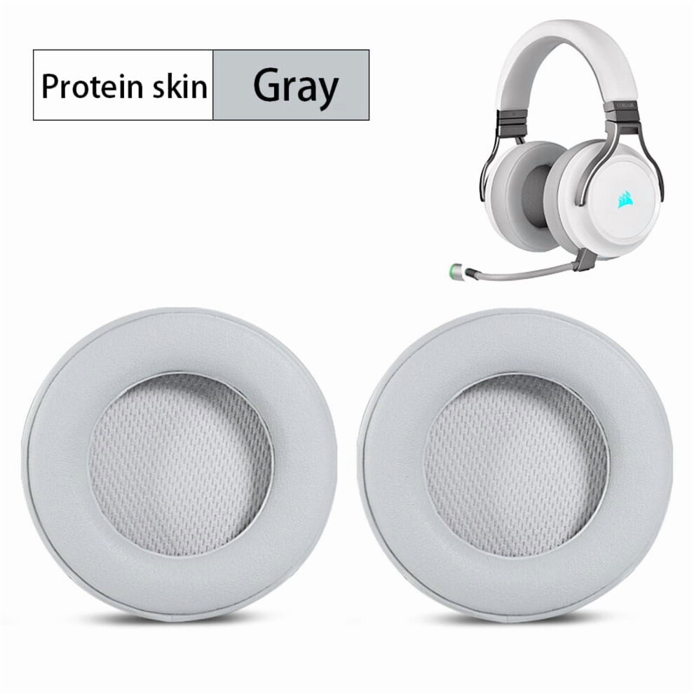 Replacement Earpads For Corsair Virtuoso Rgb Wireless Se Headset Leather Sleeve Earphone Earmuff Headphones Headband 9165521868476