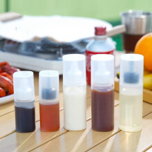 Plastic Squeeze Bottle for Sauces and Condiments 1 Pack 12 oz Transparent Kitchen Dispenser for Kitchen Supplies(Black),