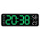 9" LED Digital Wall Clock with Calendar & Countdown Timer – Dimmable, Large Display (Black) 1
