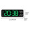 9" LED Digital Wall Clock with Calendar & Countdown Timer – Dimmable, Large Display (Black) 2