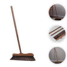 Light Brown Wood Chicken Wing Wood Broom For Households 1Pack