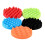 FOXNOVO Car Buffer Polisher Kit Sponge Assorted Color 5Pcs 4