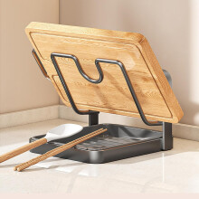 Stainless Steel Pot Lid Storage Rack with Drip Tray & Spatula Holder – Compatible with Most Cookware
