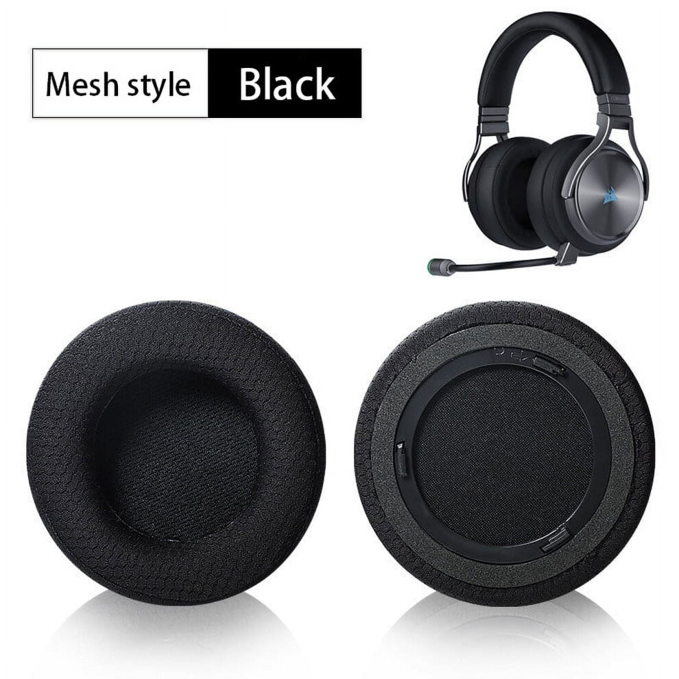 Replacement Earpads For Corsair Virtuoso Rgb Wireless Se Headset Leather Sleeve Earphone Earmuff Headphones Headband 9165521868230