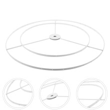 Cadre d'abat-jour pour lampe à monter soi-même, luminaire de table suspendu durable, design facile d'entretien pour une décoration intérieure