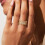 Γυναικεία δαχτυλίδια σε στοίβα, χωρίς βερνίκι, επιχρυσωμένα με χρυσό 14 καρατίων, 7