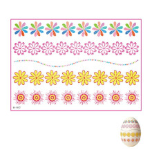 Easter Egg Shrink Wrappers with Handmade Stickers 4 pcs