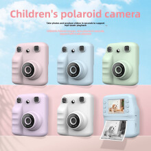 2026 New Instant Camera for Kids – Portable Photo Printer with 32GB Card, Printing & Music – Ideal Children's Day Gift!