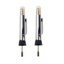 ibasenice 2Pcs Tire Depth Meter with Clear Calibration Metal Detect Probe Assorted Colors Shock Resistant