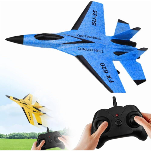 Leutsin Gravity Glider RC Airplane Blue Foam 360