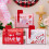 Valentine's Day Mini Tin Mailbox Peach Candy Storage 8