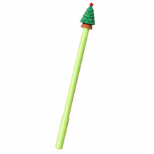 Christmas Rollerball Pens Set – 4 Festive Gel Ink Designs (Santa, Snowman, Reindeer, Tree), Compatible with Standard Refills