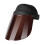 Welding Face Adjustable Comfortable Face Cover for Work Paint Logging brown 5