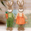 Bunny Doll Ornament Stretch Fabric 1 Piece 7