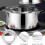 Stainless Steel Steamer Ring Adapter for Bamboo Steamer 6
