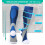 3 paia di calze a compressione per uomo e donna - Compressione 20-30 mmHg, calze sportive a compressione zero-toe 3