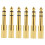 6 Pcs Headphone Jack Adapter Aux Audio Adapter 5.2X0.9cm 5