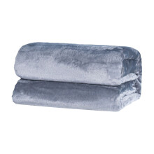 Couverture unie 100 x 150 cm, 1 pièce. Couverture douce et chaude en polyester uni. Jeté confortable pour le lit et le canapé, utilisable en