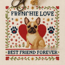 Personalized Embroidery Kit for Beginners – Stamped & Counted Cross Stitch Set with Floss, Needle – Commemorative Gift (Compatible with All