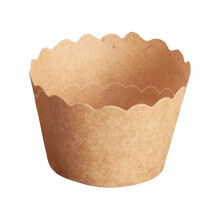 Small Kraft Paper Baking Cups for Muffins & Cupcakes, Oven-Resistant to 220C, Grease-Proof, 50-Piece Set – Compatible with standard muffin tins