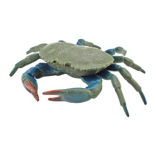 Realistic Blue Crab Toy – Durable, Lightweight Plastic Bath Toy for Bar Decor, Aquarium & Education – Compatible with Kids' Play