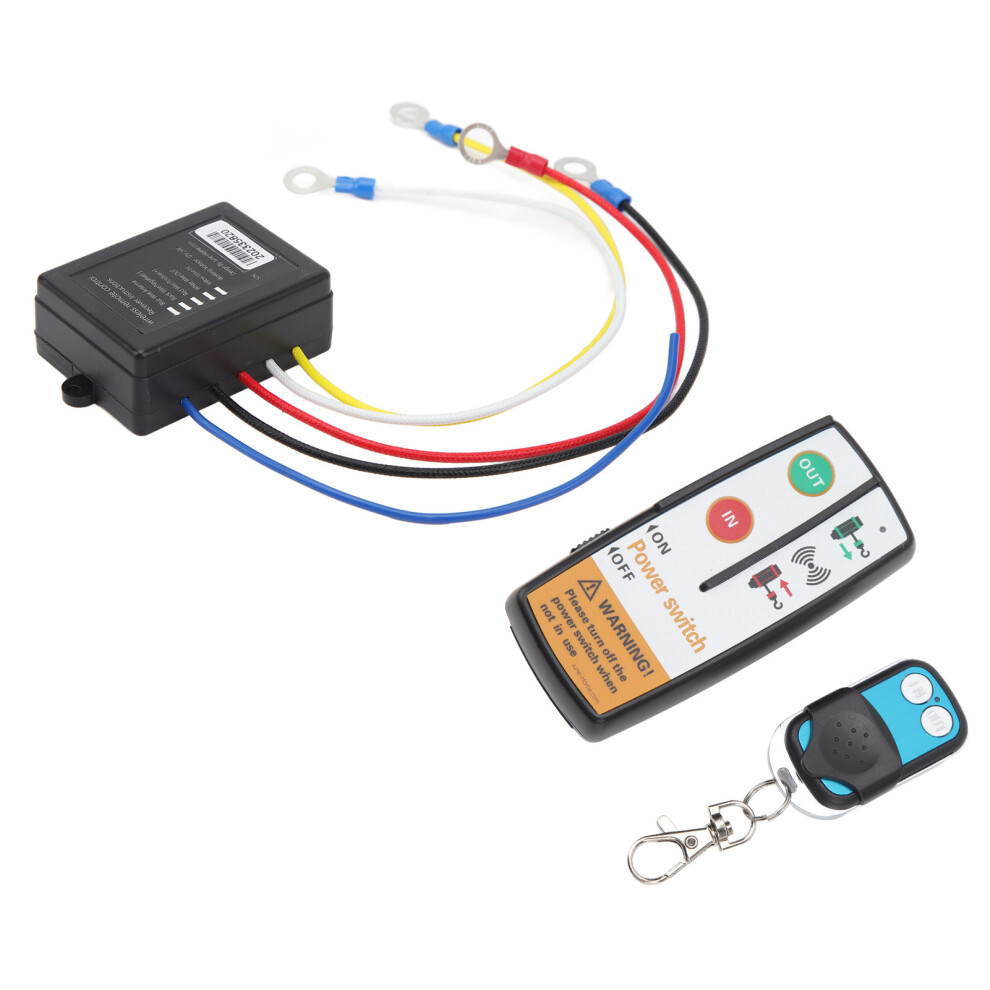 Wireless Winch Remote Control Kit 12V/24V, 50Ft Range For Truck/Atv/ Suv 3421387597872