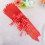 20Pcs Red Plastic Pull Bows For Wedding Car Decorations And 8