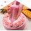 Cookie Press, Classic Biscuit Maker, Cake Making Cake Decorating Set with 8 Icing Tips Nozzles for DIY Cake Cookie Maker Decorating Tool Pink 3