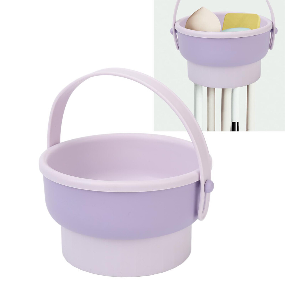 Makeup Brush Cleaner 3 in 1 Silicone Drying & Storage Bowl Compact Durable