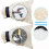 4PCS White Color Water Pipe Insulation Cover Durable Material Weatherproof Shield 6