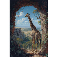 Wooden Giraffe Jigsaw Puzzle for Adults 300 Pieces
