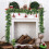 1.8m Artificial Pine Garland – Green Rattan & Cedar 1