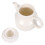 1Pc Ceramic Sauce Pitcher White for Home Use Serving Sauce and Condiments 1