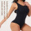 Women's High Neck Sleeveless Bodysuit Black M 4
