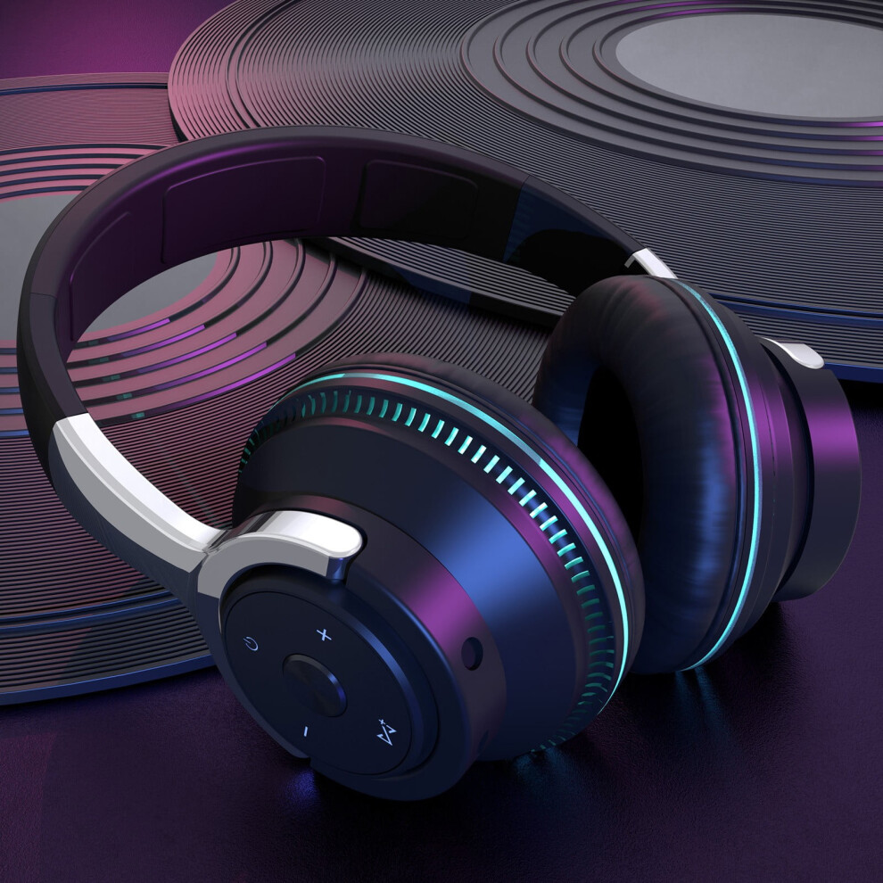 Hwkond Wireless Anc Bluetooth Headphones, Over-Ear, Deep Bass, Memory Foam Ear Cups, For Travel/Home Office Â Compatible With All Bluetooth Devices 9087558603601