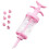 Cookie Press, Classic Biscuit Maker, Cake Making Cake Decorating Set with 8 Icing Tips Nozzles for DIY Cake Cookie Maker Decorating Tool Pink 6