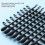 100 Pcs Double-Tipped Cotton Swabs Black 3