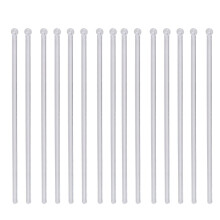 Agitateurs à boissons Topbathy en plastique blanc, parfaits pour mélanger les cocktails, les boissons, le café et les fêtes (100 pièces).