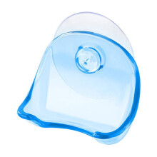 Razor Holder for Shower with Vacuum Suction Cup – Compatible with Towel, Razor, Squeegee – Damage-Free, Reusable Blue Hook