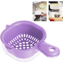 Strecătoare mică pentru fructe și bol cu două straturi pentru fructe de pădure, roșii, struguri – Purple Watermelon Washer (compatibilă cu