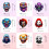 Scary Face Graffiti Stickers Horror Skull 50-Pack 8