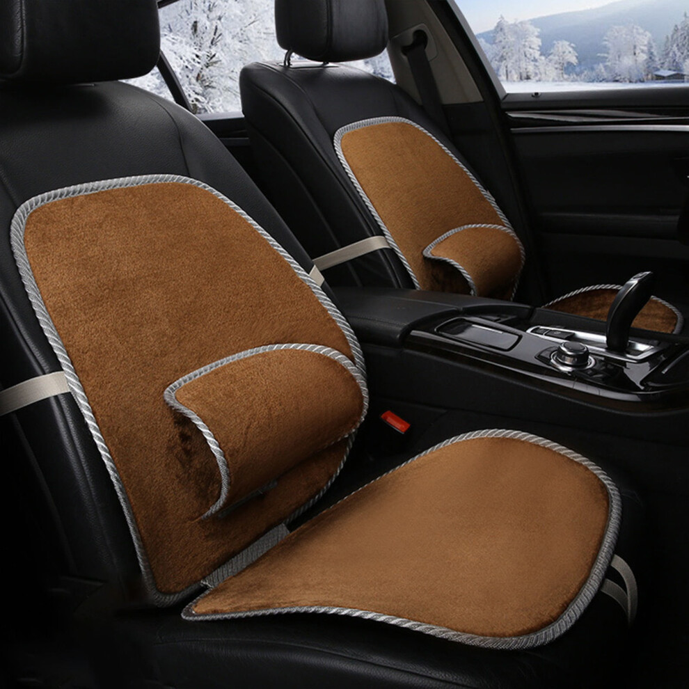 Car Seat Pads & Lumbar Cushions, Universal Winter Seat Covers With Warmth & Support, Compatible With Most Vehicles 9087558604288