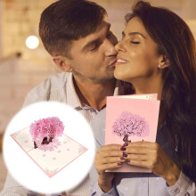 3D Pop-Up Valentine's Card for Her/Him, 11.8"x7.9", Romantic Anniversary, Wedding, Engagement & Birthday Gift
