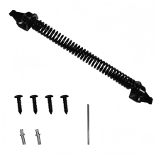 Spring Loaded Self-Closing Gate Hinges for Outdoor Fences and Gardens Metal