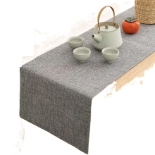 Burlap Table Runner Farmhouse Runners for Dining,Pure Color Machine Washable, Rustic Linen Party Christmas Holidays Home Kitchen Decor Weekend Picnic