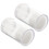 Plastic Coin Tubes Clear Anti-Oxidation Easy Open 2 Pcs 1