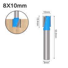 8mm Cleaning Bottom Engraving Bit Solid Carbide Router Bit Woodworking Milling Cutter Engraving Machine Accessories 10mm-32mm