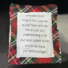Hand-Sewn Mini Prayer Quilt with Colorful Pockets – Comforting Keepsake for Sympathy, Encouragement, Memorial & Care Packages