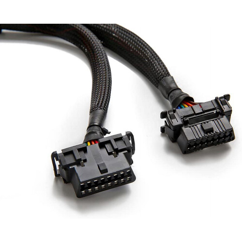 Επέκταση διαχωριστή B6OBD II OBD2 16 ακίδων, 1 αρσενικό και 2 θηλυκά καλώδια επέκτασης 1